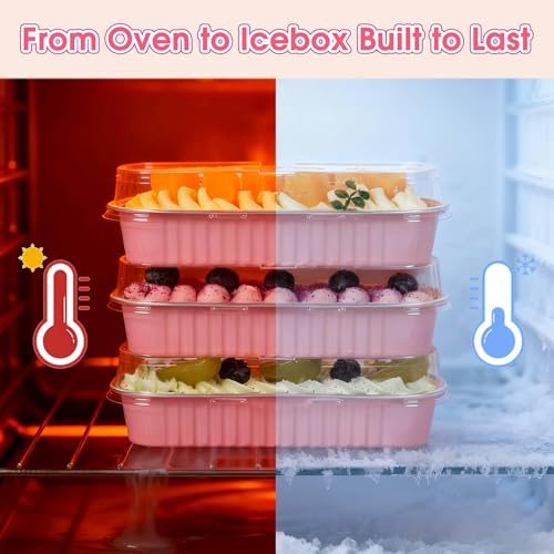 Save 29% on 100-Pack Disposable Mini Cake Pans with Lids - Image 7