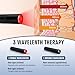 Handheld Red Light Therapy with Stand,Infrared Light Therapy Device for Body and Face, Portable Red Light Therapy Machine for Muscle, Joints Pain Relife(Black)