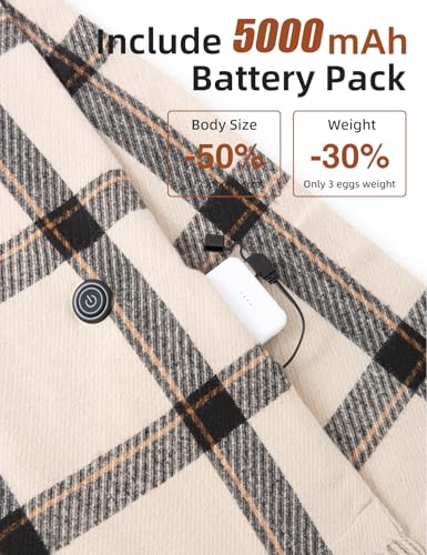 EN'DA professional Heated Scarf for Women and Men 3 Levels Temperatures3