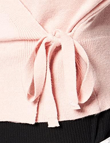 NA-KD Cárdigan De Punto Superpuesto Suéter, Negro, XS Para Mujer