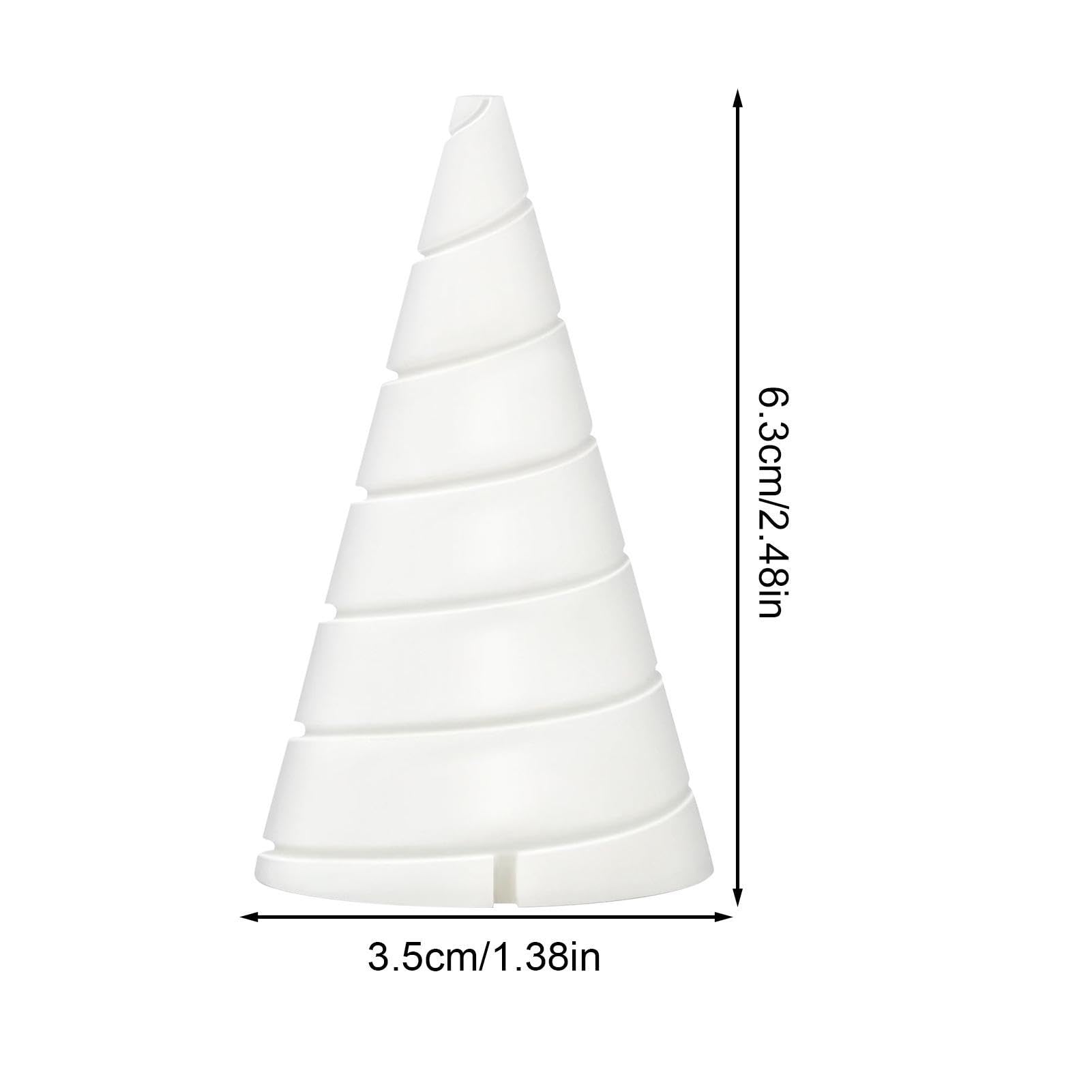 2 Plantilla para antenas de hilo de cobre Plantilla para bobinado en espiral Plantilla para bobinado en espiral para electrocultura Herramientas de jardinería para el cultivo de plantas hortalizas