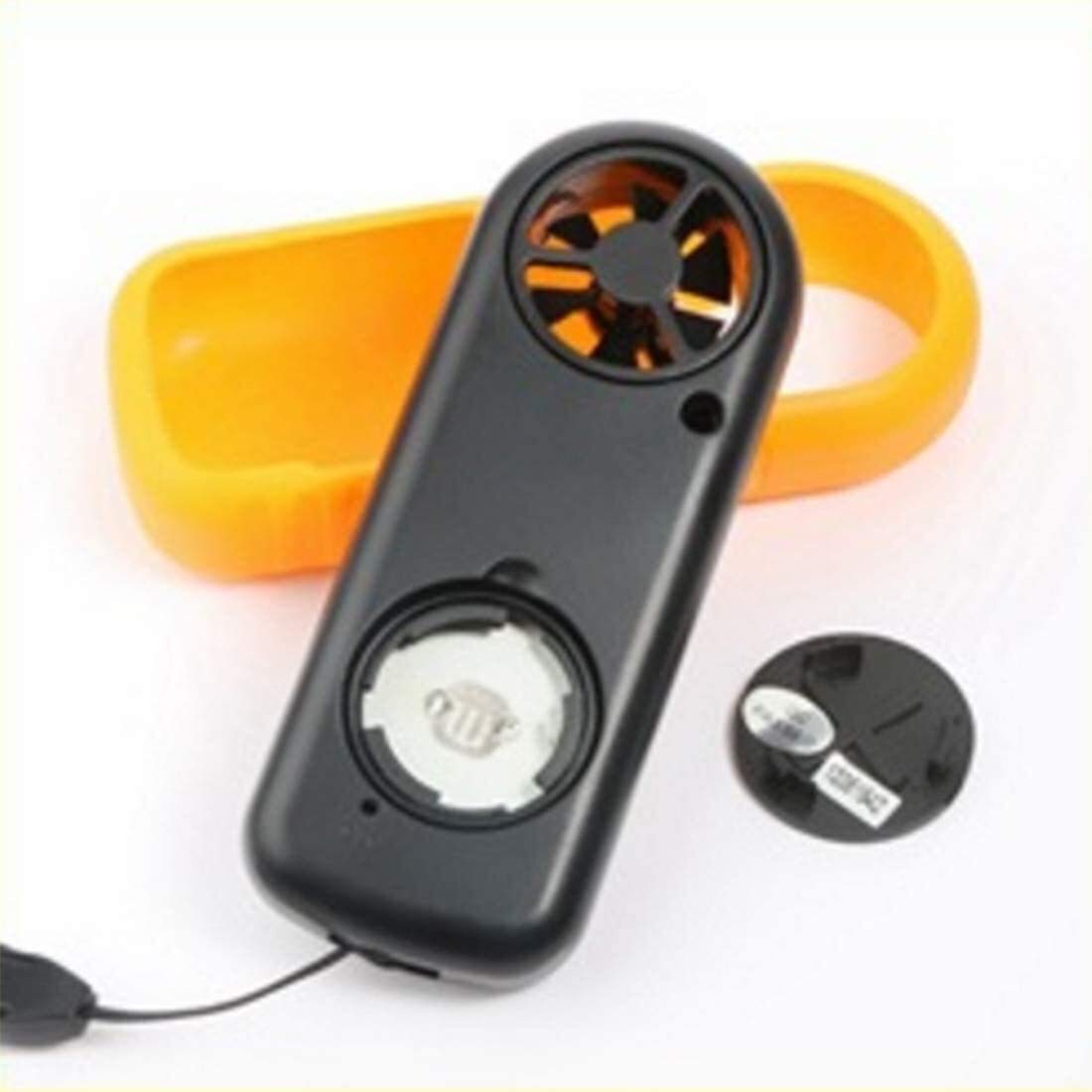 JJJ Anemometro Digitale velocità del Vento Misurazione della Temperatura della velocità di misurazione Easy di Alta precisione Piccola retroilluminazione LCD Portatile (GM816)