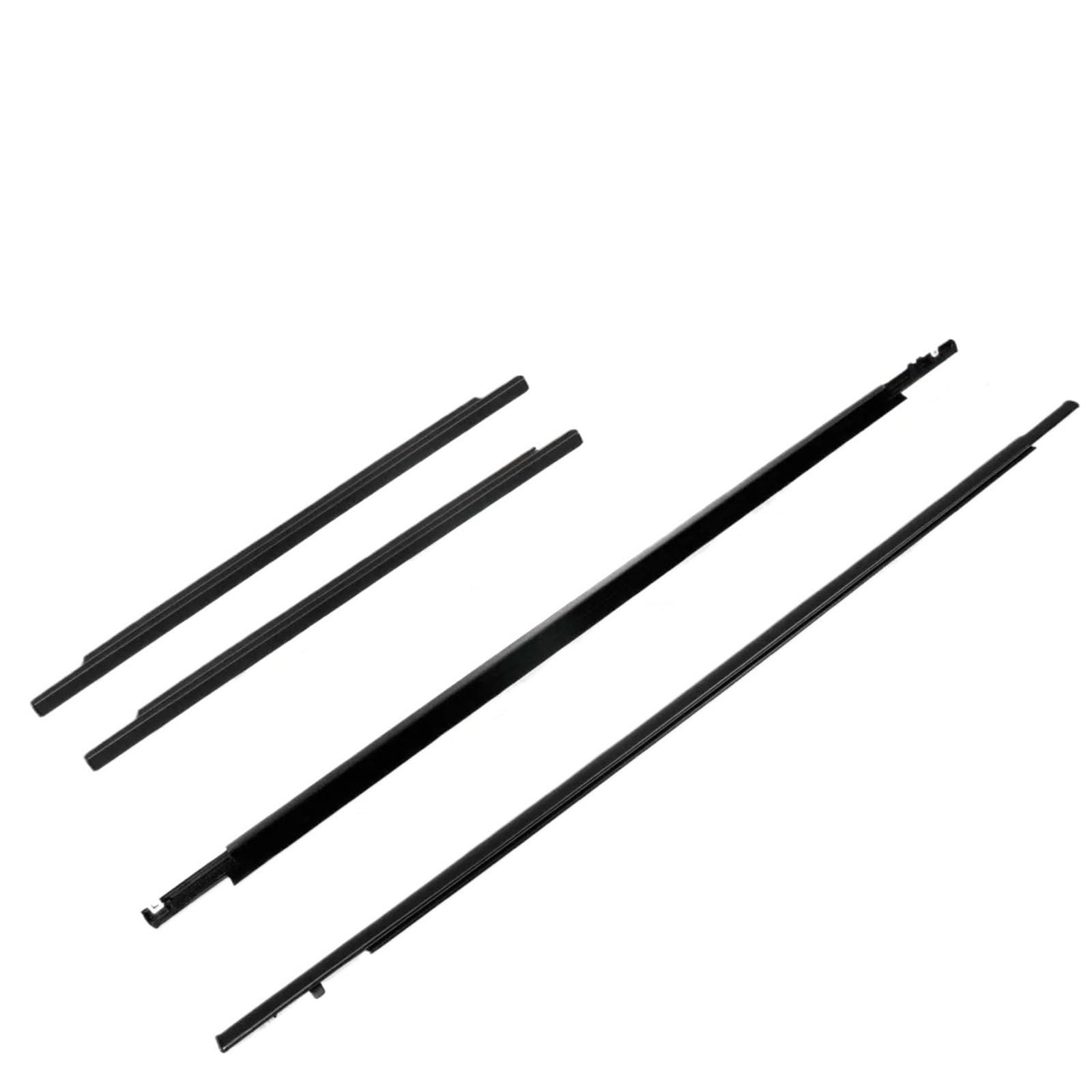 Hlwxmdz One Color Car Door Weatherstrip For Toyota Fj For Cruiser 2007-2014 Weatherstrip Door Window Moulding Trim Seal Belt 68161-35073 68163-35041