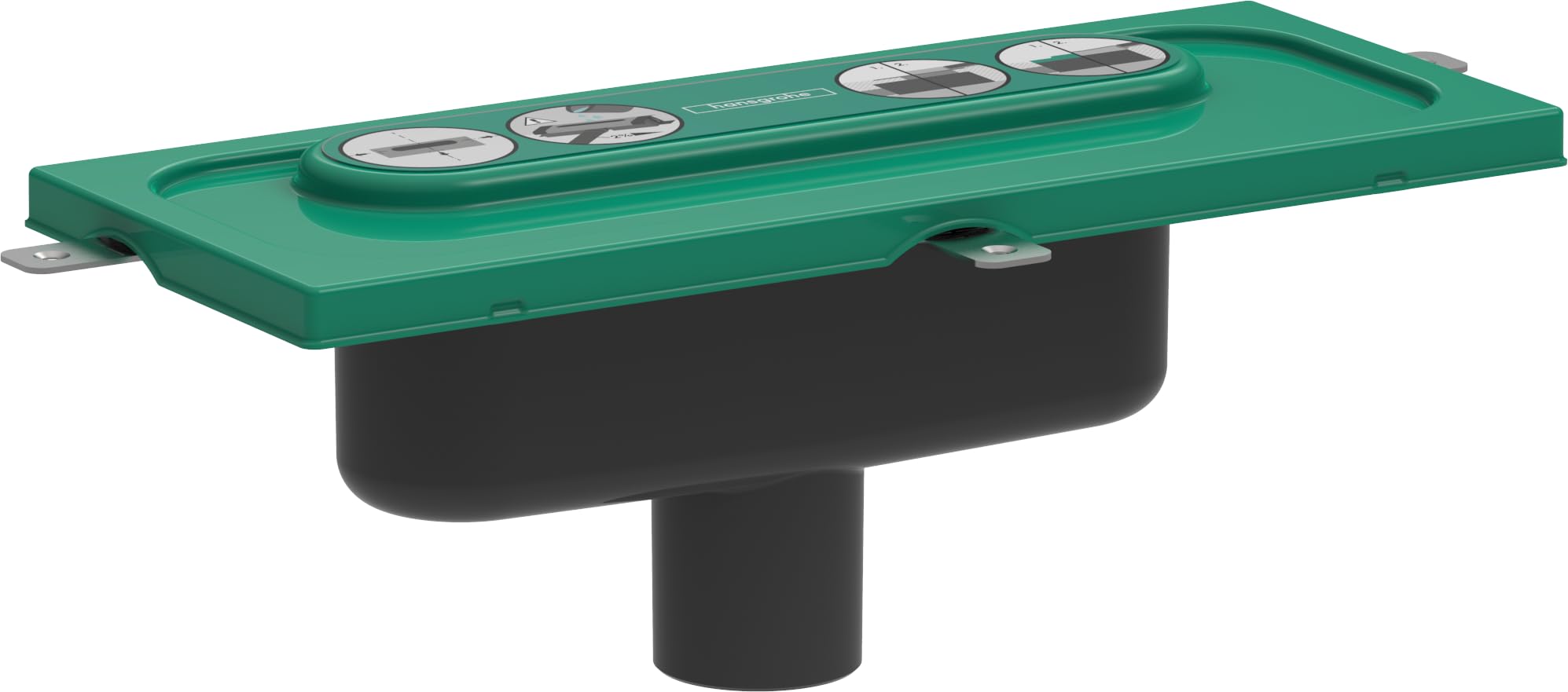 hansgrohe uBox universal - zestaw podstawowy do odpływu liniowego, montaż wertykalny
