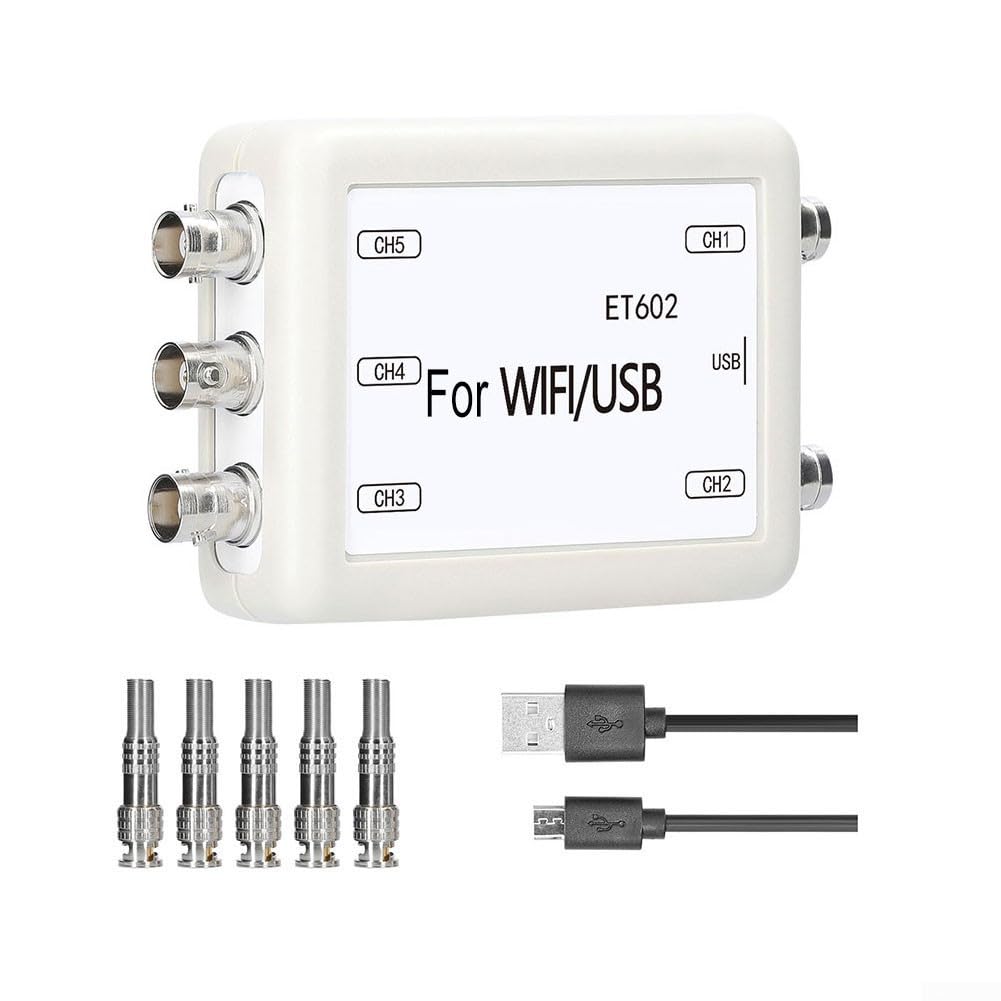 Oscilloscope USB WiFi 5 Canaux Fil ET602 Oscilloscope USB WiFi(ET602)