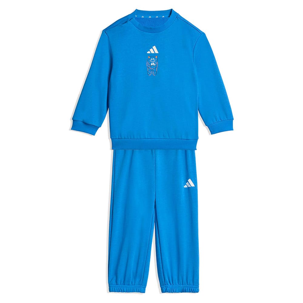 adidas Unisex Baby TIRO_NSTER JOGGER SET, ray blue/white, 18-24 Months