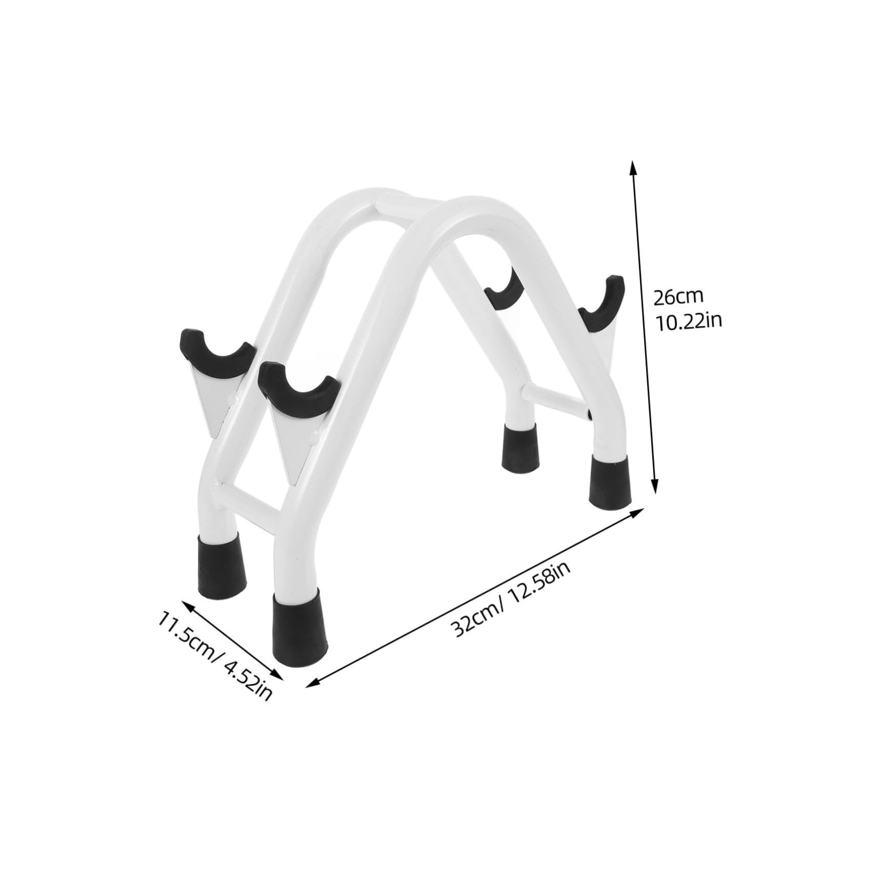 Soporte para Mancuernas Resistente con Base Estable y Protección Antidesgaste Estante Robusto para Pesas Fitness Casa y Gimnasio Soporte Vertical Seguro para Barra y Mancuernas