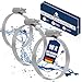 Produktbild EMIPRA® Schlauchschellen Set [40-60mm, 10 Stk] - optimierte Geometrie für besonders einfache Rotation - Schlauchschellen Edelstahl rostfrei gemäß DIN 3017 W4