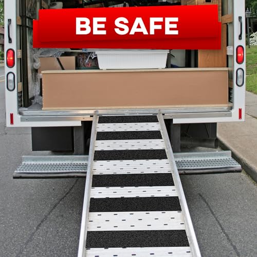 Image of Grip Tape - Heavy Duty Anti Slip Tape for Stairs Outdoor /Indoor Waterproof 12Inch x 35Ft Safety Non Skid Roll for Stair Steps Ramp Traction Tread Staircases Grips Adhesive Non Slip Strips Walk Black