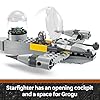 LEGO Star Wars 75410 Mando and Grogu’s N-1 Starfighter Building Toy with The Mandalorian Minifugure, Grogu & R5-D4 Figures, plus a Brick-Built Fueling Station, Playset for 4+ Year Old Boys & Girls #5