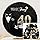 DORCEV 6.5x6.5ft Happy 80th Birthday Round Backdrop Cover Men Grandpa Birthday Party Circle Backdrop Arch Cover Black Gold Hello Eighty Necktie Suit Tuxedo Birthday Backdrop Background Studio Props