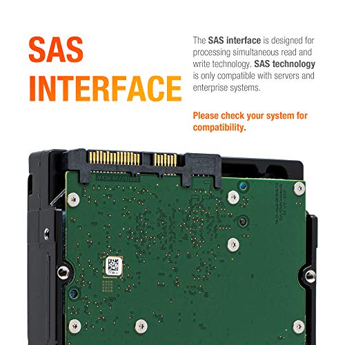 Image of Seagate Exos 7E8 6TB 7200 RPM 512e SAS 12Gb /s 256MB Cache 3.5-Inch Enterprise Hard Drive - ST6000NM0095 (Renewed)