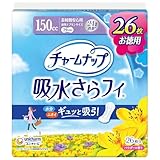 チャームナップ 【スーパージャンボパック】 吸水さらフィ 長時間用 羽なし 150cc 29cm 26コ入(尿 吸収ナプキン 尿もれパッド ナプキンサイズ)【軽い尿もれの方】
