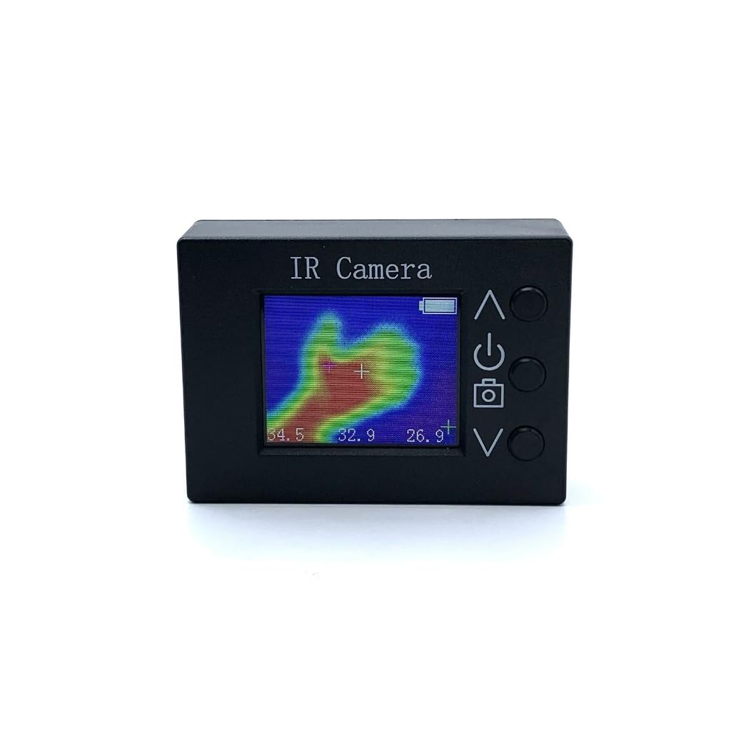 Cámara ergonómica de imagen térmica con sensores ultrarizados de 32 x 24 y frecuencia de actualización de 8 Hz