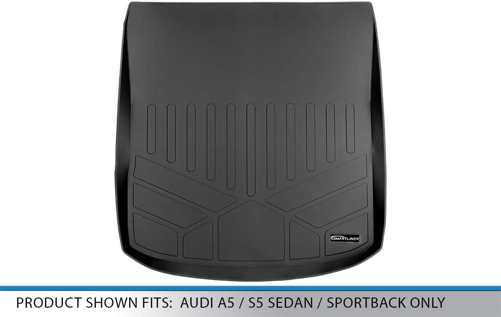 SMARTLINER All Weather Custom Fit Cargo Trunk Liner Floor Mat for 2018-2025 Audi A5 / S5 - Image 3