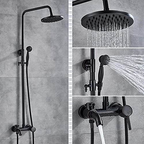 Robinetterie de douche bronze anti-calcaire pour remplacer un vieux mitigeur