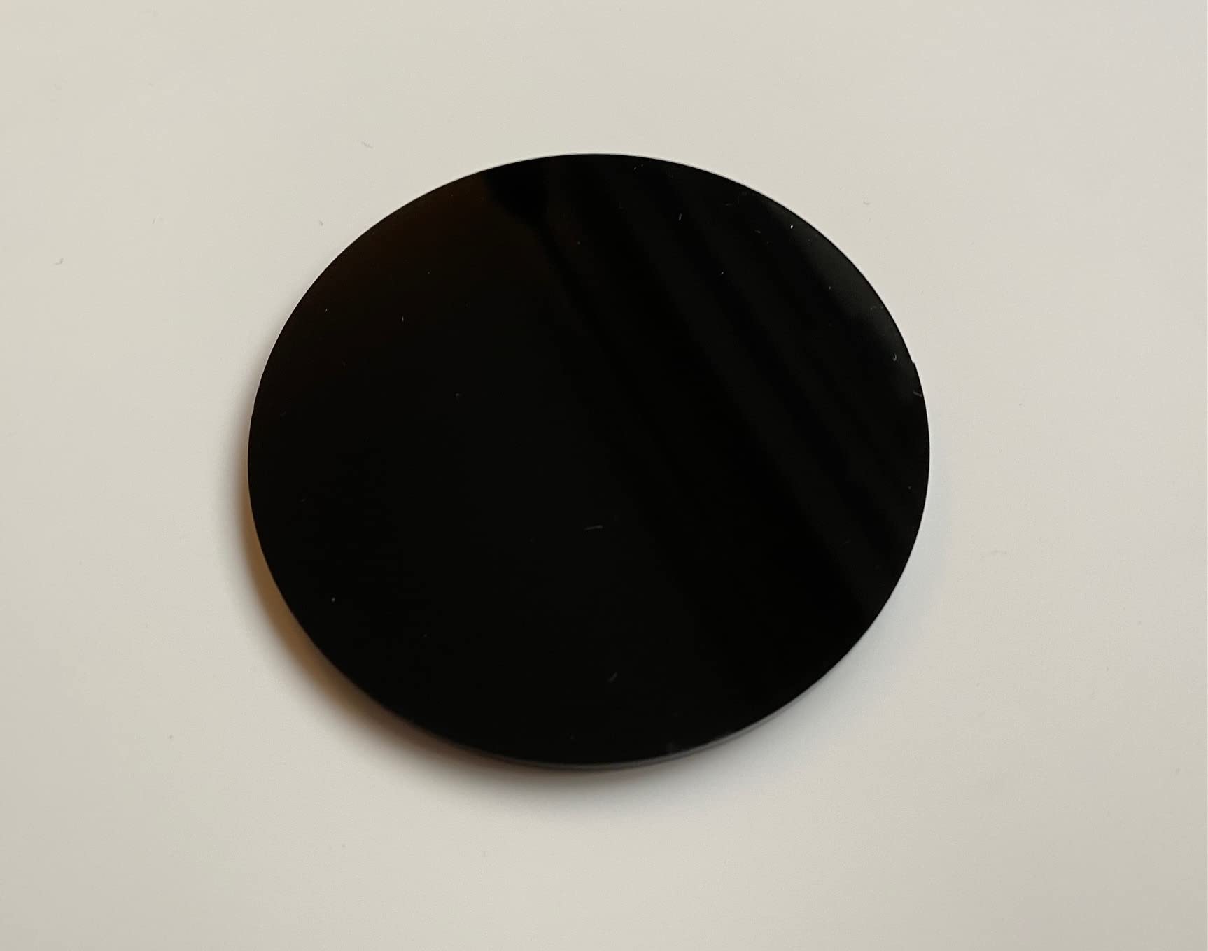 150mm Matt Black Round Disc Circle [3mm Thick] Perspex Acrylic Custom Size Cut Discs Circles.