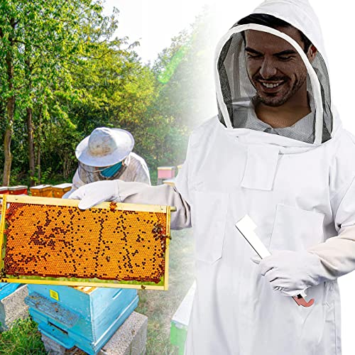 Botiniv Vollschutz-Imkeranzug | Professionelle Imkerkleidung | Atmungsaktiver Imkeranzug mit Schleierhaube, einfach zu… – Bild 4