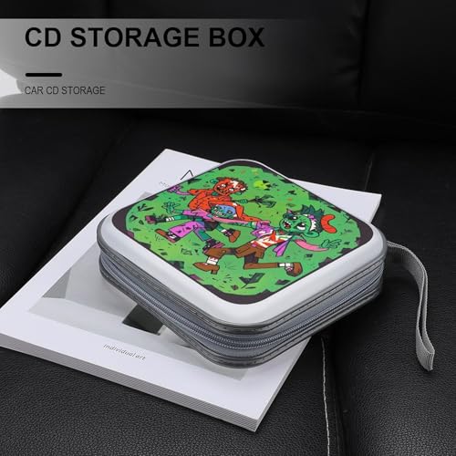 Étui CD plastique rigide pour 40 DVD compact et robuste