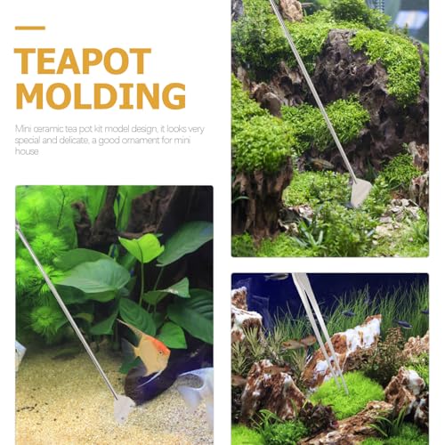 Kit de herramientas para acuario evite manos mojadas podando plantas 8