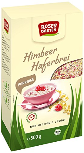 Rosengarten Porridge Himbeer-Haferbrei, 3er Pack (3 x 500 g) Cover