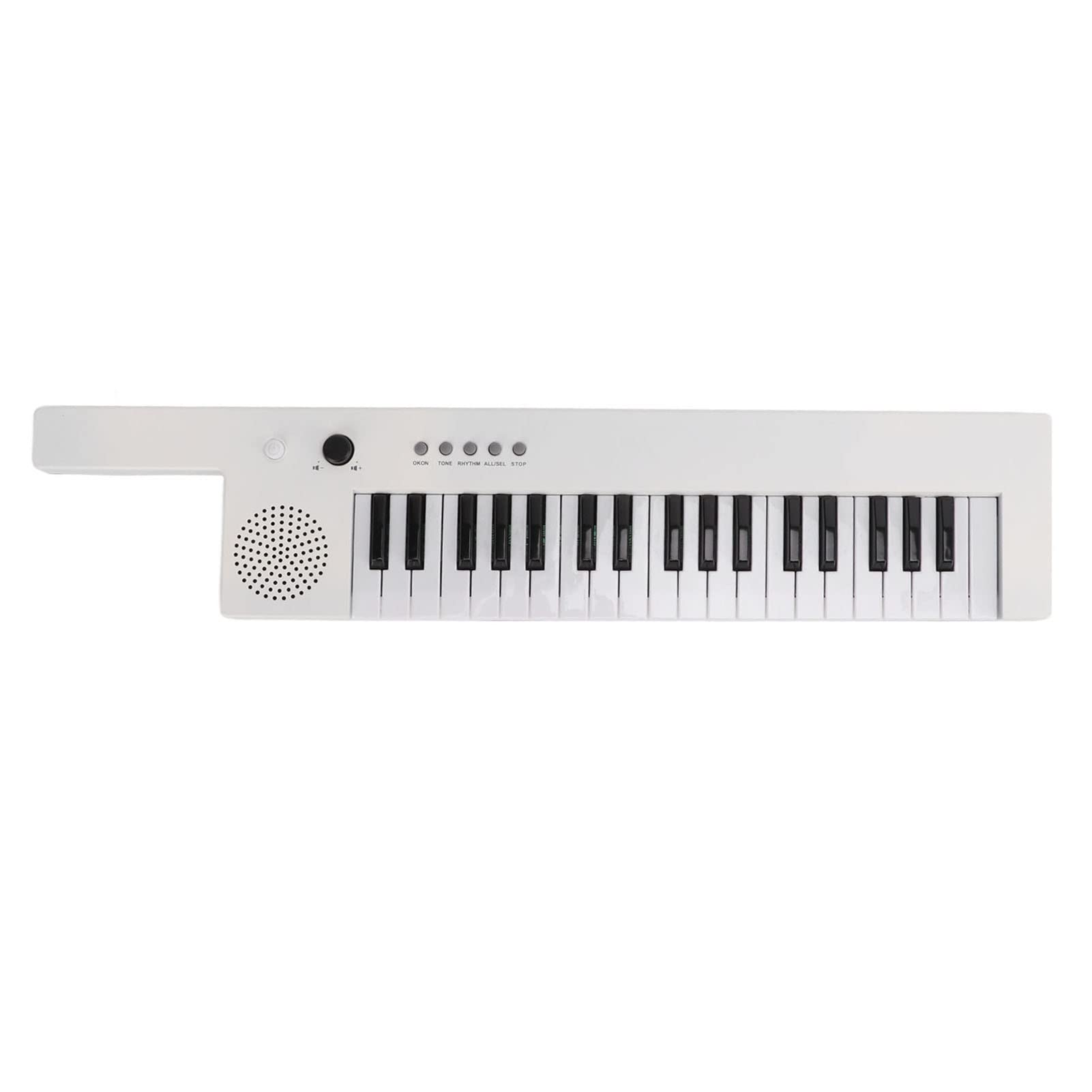 KIMISS Piano con Teclado Portátil de 37 Teclas - Mini órgano Electrónico Keytar para Encendido Electrónico y Práctica Musical con Batería de Litio, Sonido Estéreo, Teléfono y Teclas Multifunción