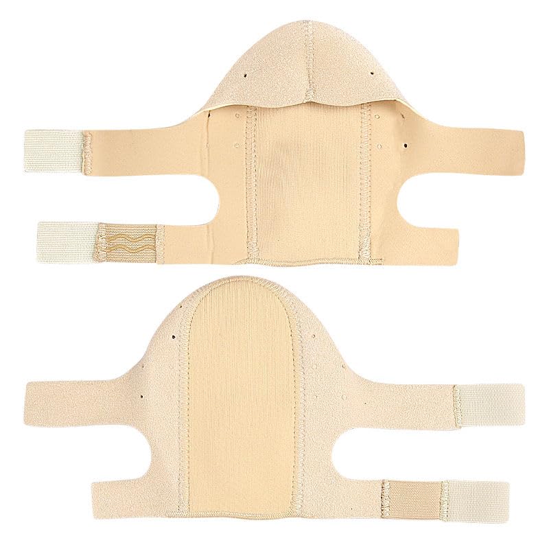Image of Plantar Fasciitis Gel Heel Protectors Velcro Heel Pad for Women Men Heels Inserts Pads for Achilles Tendinitis, Flat Foot Support,Arch Support Soft Shock Absorption for Rehabilitation, Orthotic Insole (Skin, L (40-45)