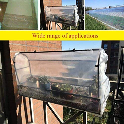Bâche imperméable plastique épais transparente 3x5m OKUOKA - 7
