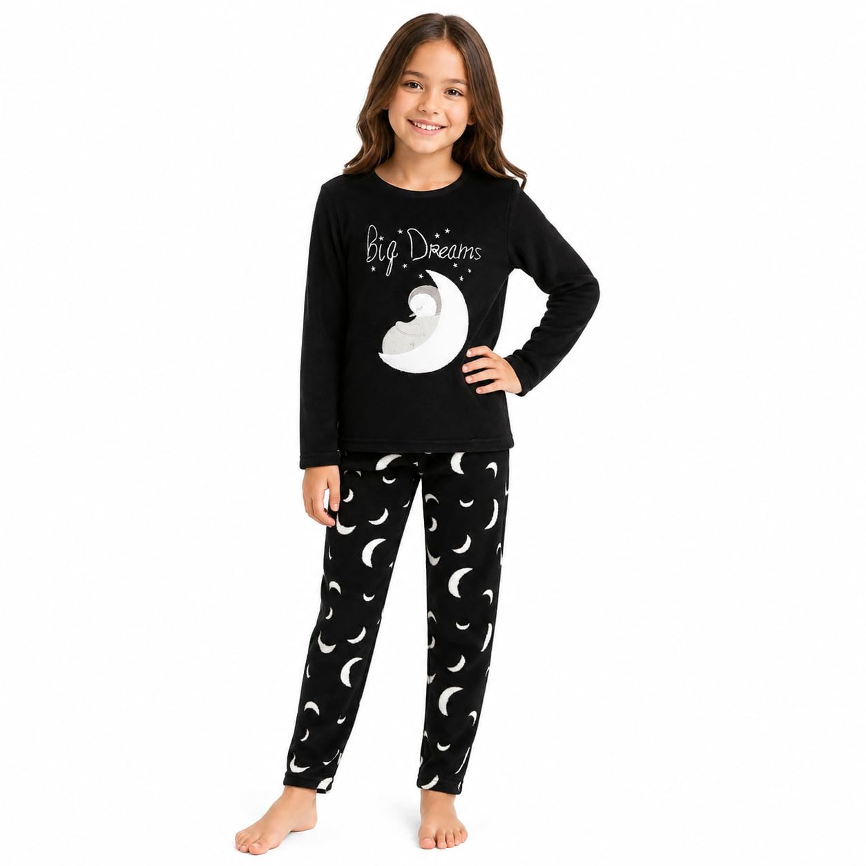A2z 4 Kids Girls Dream Boys Pyjamas 2 Piece Soft Fluffy Fleece Loungewear Big - Pjs 277 3-4