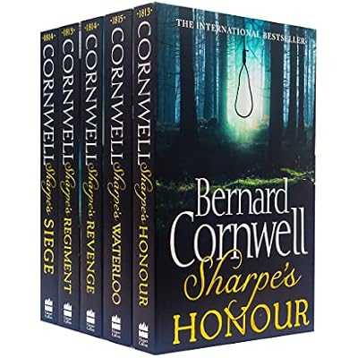 Bernard Cornwell Richard Sharpes Series 16 To 20 - 5 Books Set - Revenge, Regiment, Waterloo, Siege, Honour
