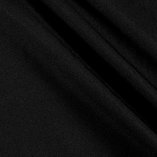 Ben Textiles Black 58" Polyester Poplin Fabric by The Yard