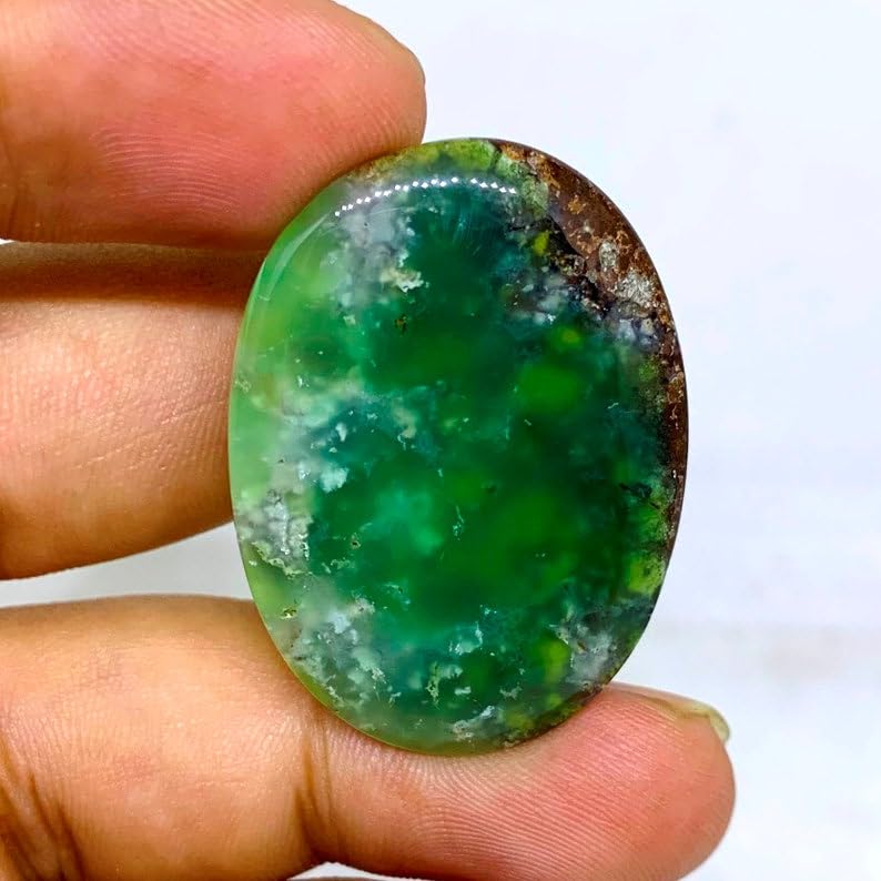 Chrysoprase naturelle pour bague, pendentif et création de bijoux DIY - 2
