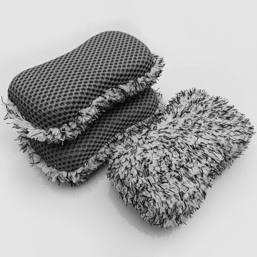 Paños de Limpieza para vehículos: Almohadillas de Microfibra, toallita Segura para Cuero, Herramienta para el Cuidado del Interior Exterior | eficiente de Mantenimiento de Detalles de au - imagen 7