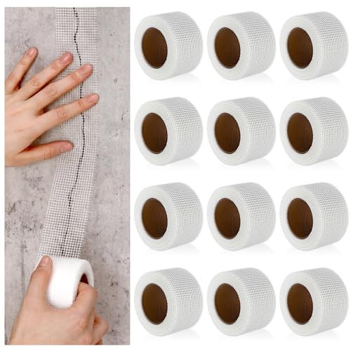 12 Pack Fiberglass Mesh Drywall Repair Tapes