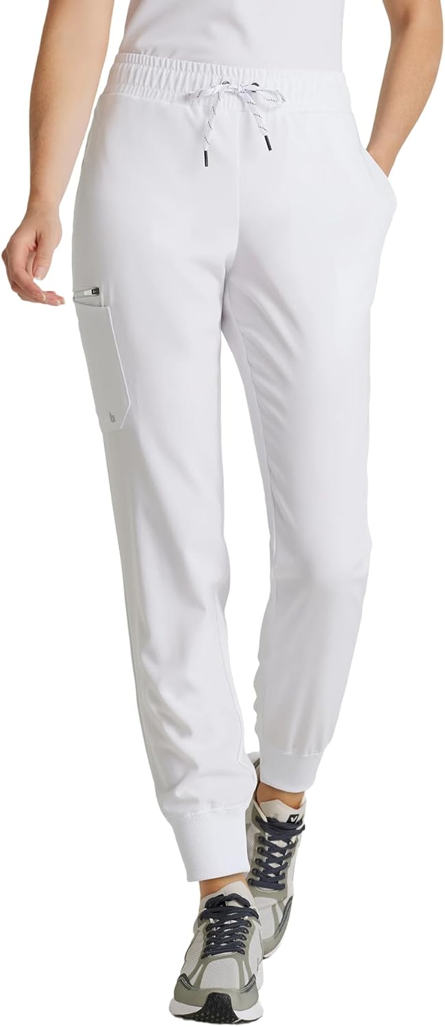 BARCO Unify Union Scrub Jogger for Women – 5-Pocket Mid-Rise Pants with 360 Spandex Stretch & Moisture Wicking Fabric