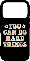 Vista 30 de Inspirational Women's Graphics - You Can Do Hard Things Case for iPhone 16