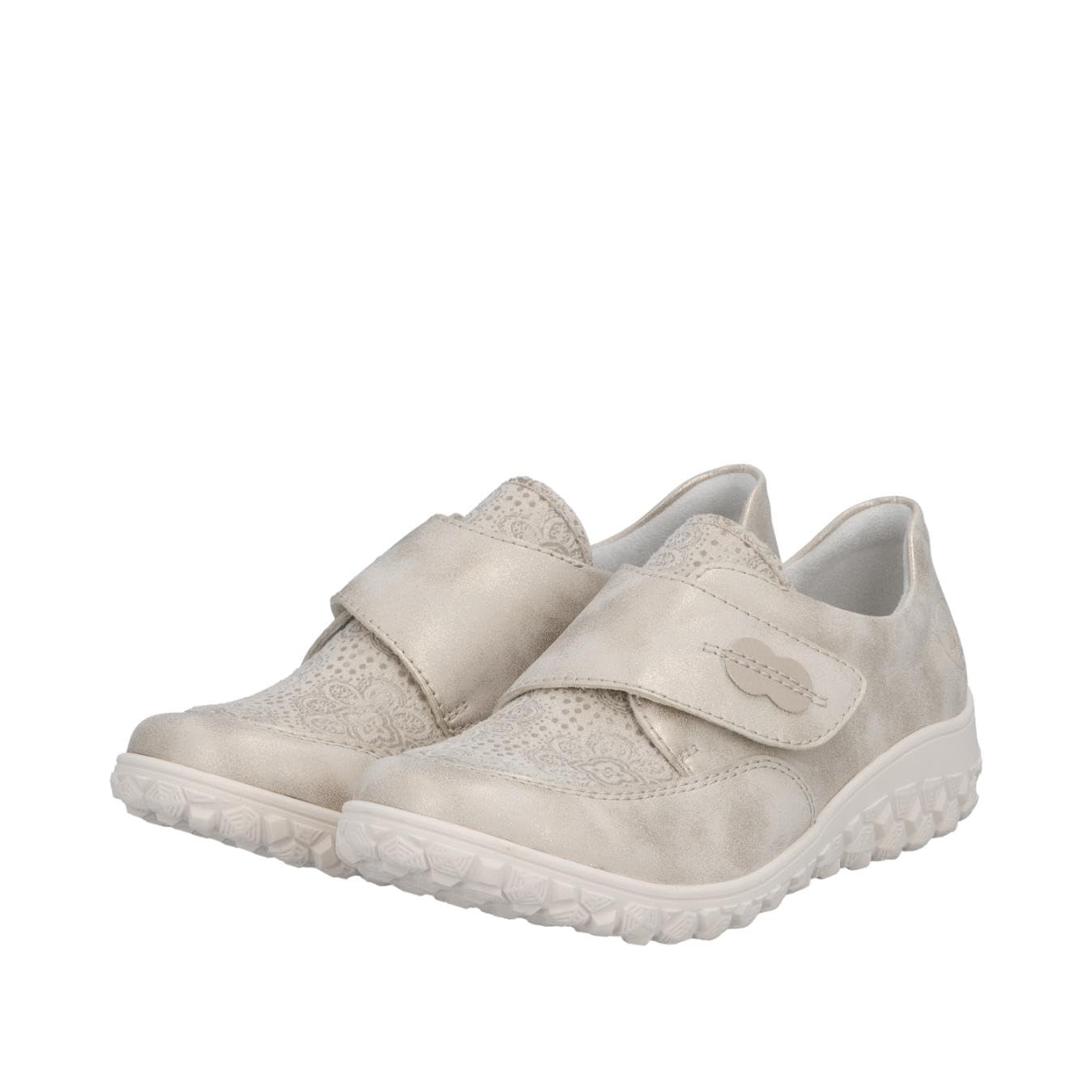 Rieker Halbschuhe Klett Weite H Gold
