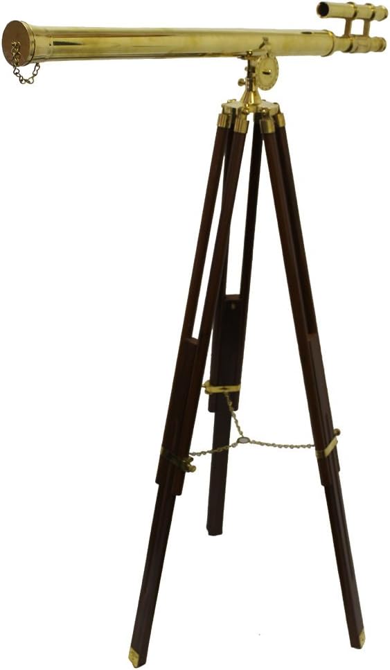 32x Magnification Brass Harbormaster Telescope: Nautical Ship