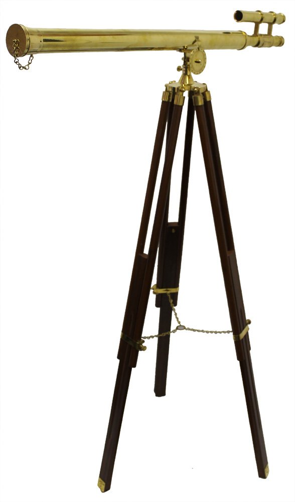 32x Magnification Brass Harbormaster Telescope: Nautical Ship