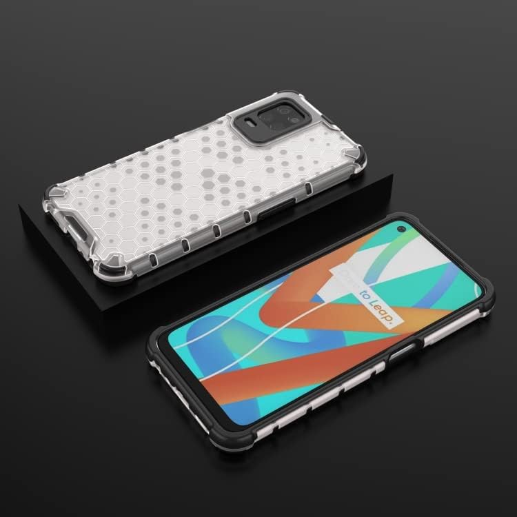 Image of Hard PC Back Case Cover for Realme 8 5G Anti Slip Ultra Thin Shockproof Reinforced Corners (Transparent)