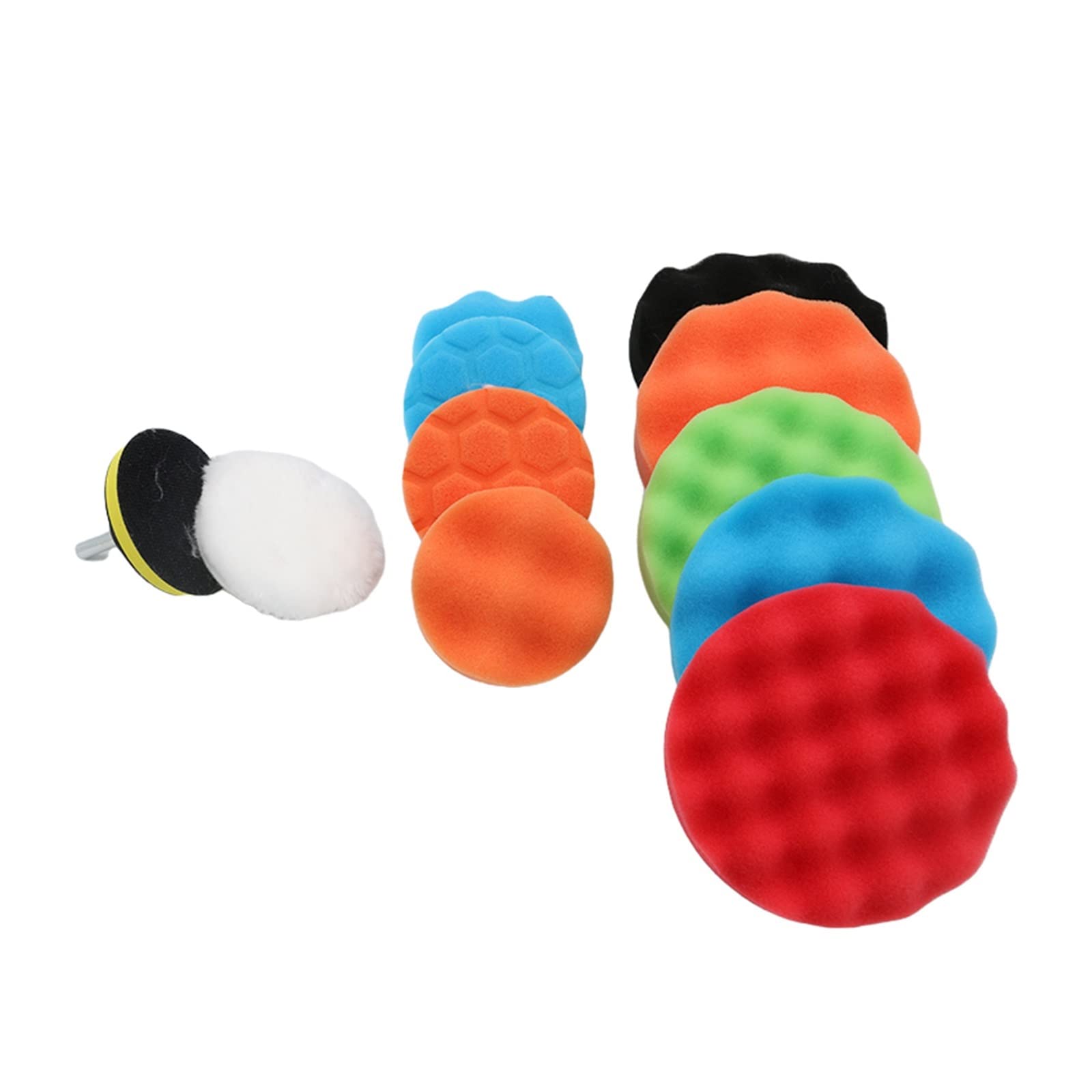 Kit de almohadilla de pulido for coche, almohadillas de espuma for pulir, juego de esponja, herramienta eléctrica de taladro, pulidor de rueda de faro, elimina arañazos, reparación de automóv