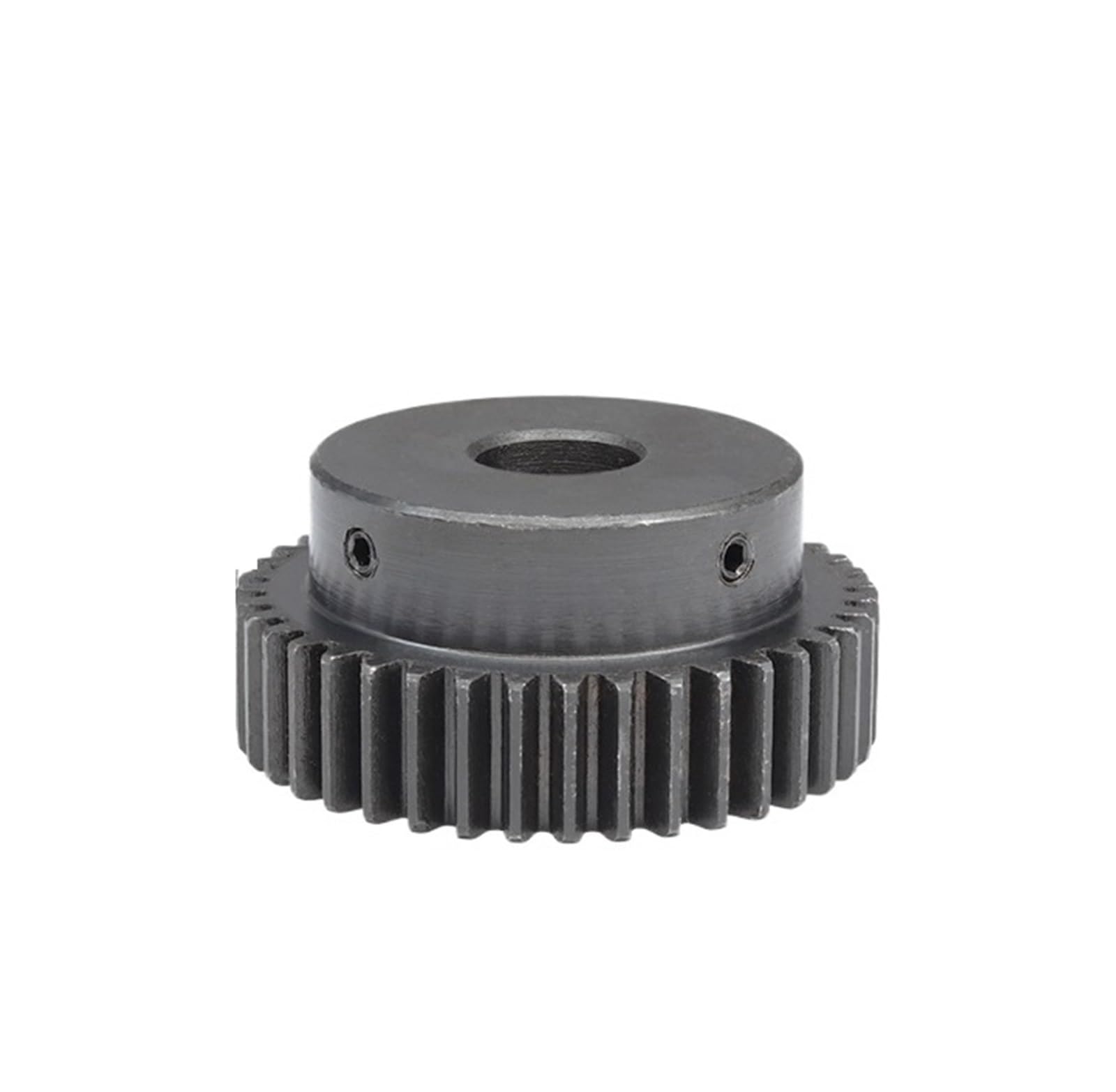 Bevel Gear Pinion Hardware Mechanical Pinion Gear 1.5 M-44T Bore Size 8/10/12mm Transmission Gear Blackening Carbon Steel High Frequency Quenching(1.5M45T - Bore 10mm)