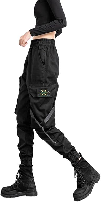 Women Elastic Waist Loose Streetwear 
