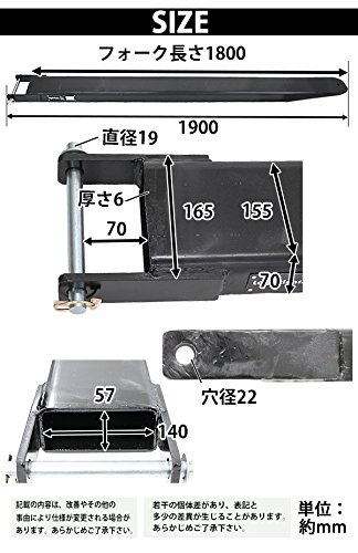 Amazon.co.jp: サヤフォーク 長さ約1800mm 板厚約6mm クローズドボトム