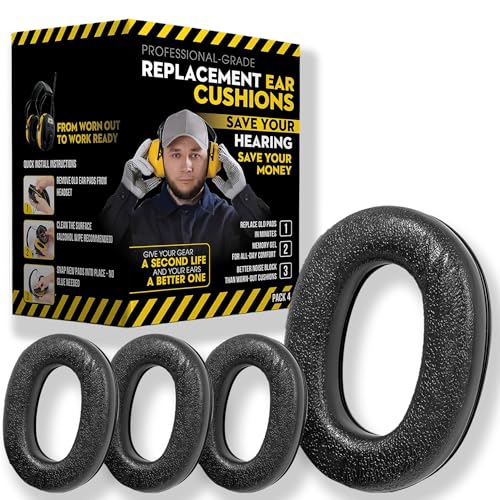 for 3M WorkTunes Replacement Ear Pads Headphones Connect Hearing Protection with Noise Cancelling...