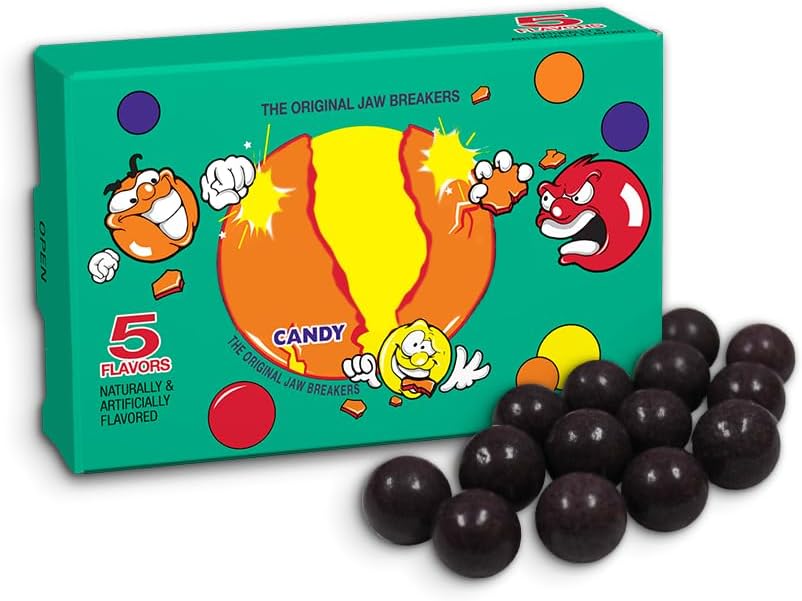 Mini Jaw Busters Jawbreakers Grape 3 lb. Bulk Bag (1200 pc