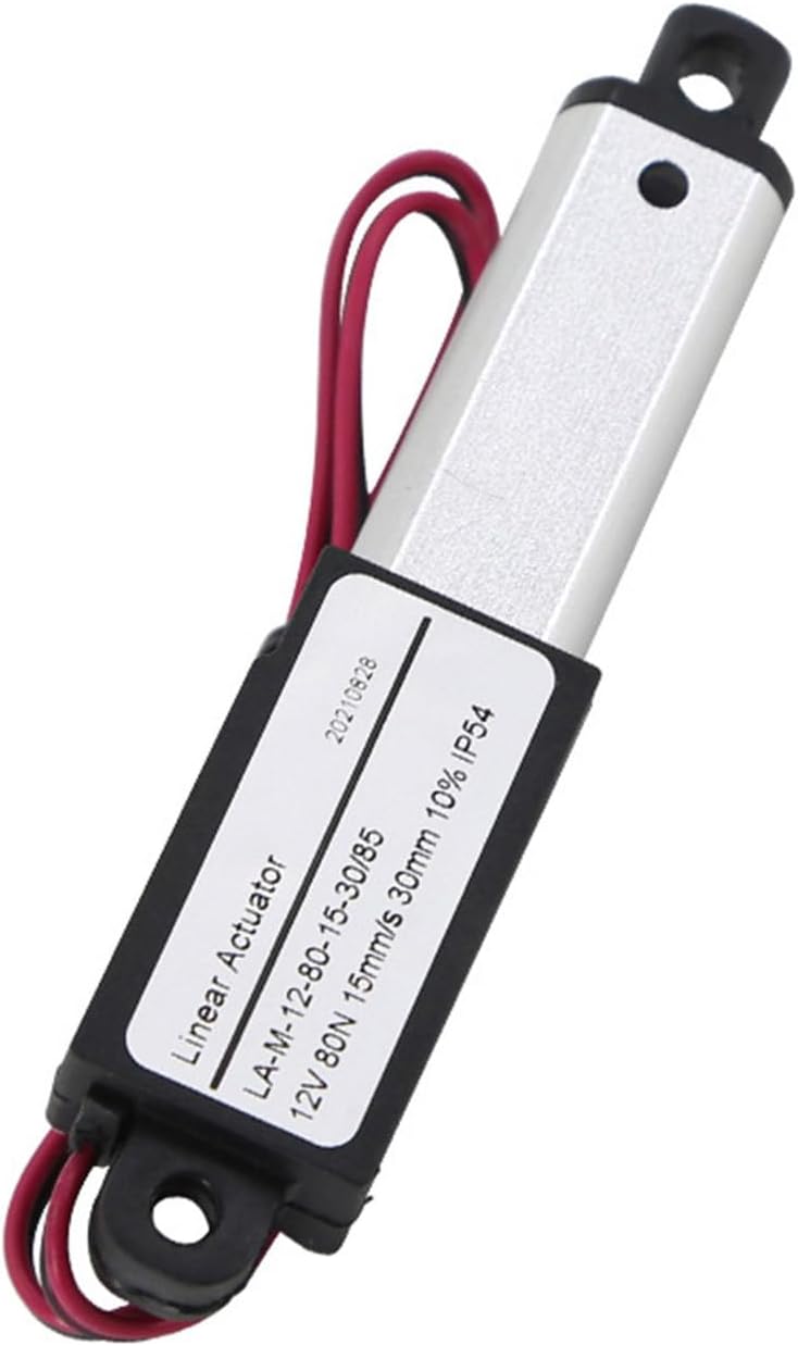 12V Electric Linearly Actuator Motor Controller 64N Thrusts Small Motion Telescopic Linearly Actuators Linear for Door Industrial Machinery