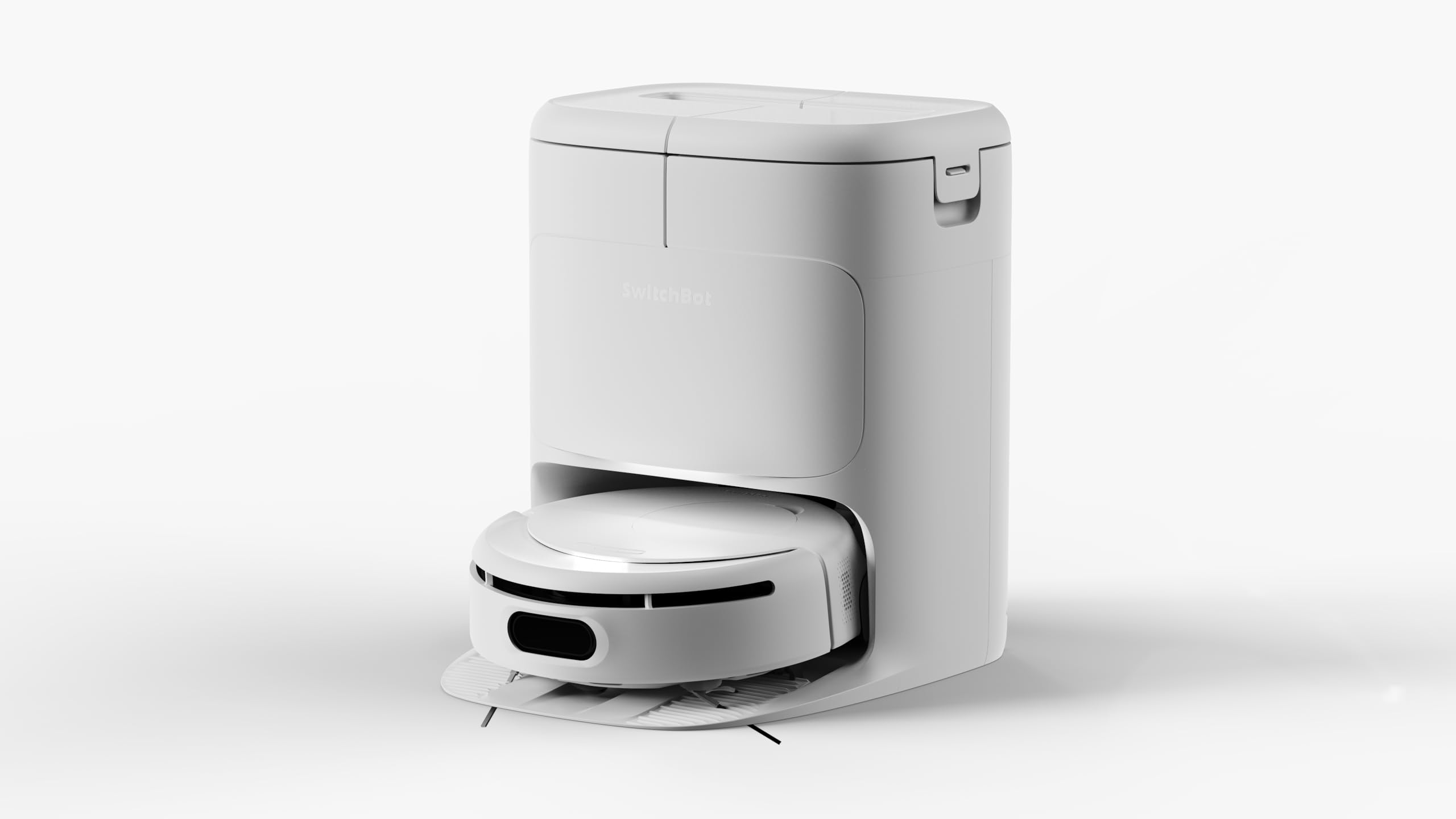Amazon | SwitchBot ロボット掃除機 S20 Mini 超小型 - 走行中のモップ