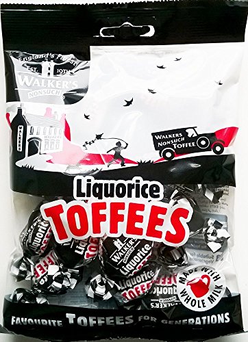 Walkers liquirizia Toffees - 3 x 150gm