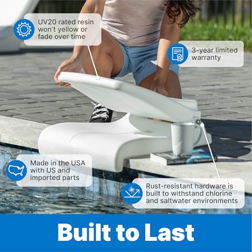Step2 Folding Flip Seat, Lightweight Portable Outdoor Chair for Poolside, Camping, Beach, Boats, Tailgates, Durable Ground Chair with Back Support for Adults, Mint - image 4